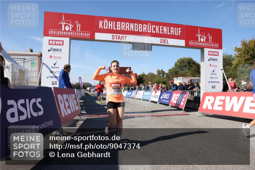03.10.2025 - Köhlbrandbrückenlauf Lena Gebhardt http://msf.ph/oto/9047374 03.10.2025 13:03:00 Ziel 4095, 4137, 4203, 4279, 4294, 4619, 4747, 6175, 6447, 6655, 6770 meine-sportfotos.de
