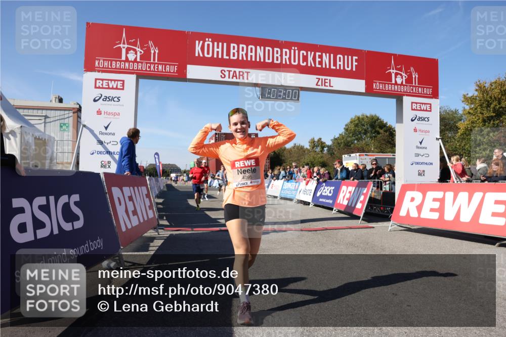 03.10.2025 - Köhlbrandbrückenlauf Lena Gebhardt http://msf.ph/oto/9047380 03.10.2025 13:03:00 Ziel 4095, 4137, 4203, 4279, 4294, 4619, 4747, 6175, 6447, 6655, 6770 meine-sportfotos.de