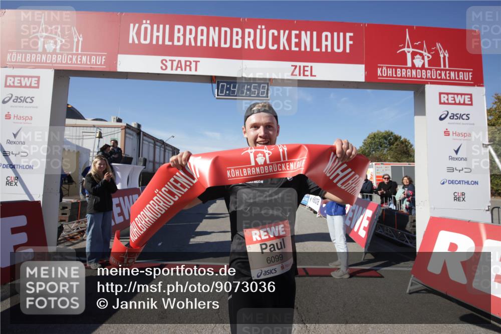 03.10.2025 - Köhlbrandbrückenlauf Jannik Wohlers http://msf.ph/oto/9073036 03.10.2025 12:41:58 Ziel 6099 meine-sportfotos.de