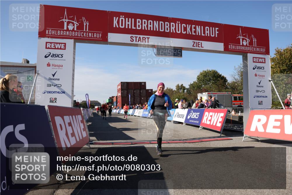 03.10.2025 - Köhlbrandbrückenlauf Lena Gebhardt http://msf.ph/oto/9080303 03.10.2025 13:45:46 Ziel 5184, 5375, 5860, 6029 meine-sportfotos.de
