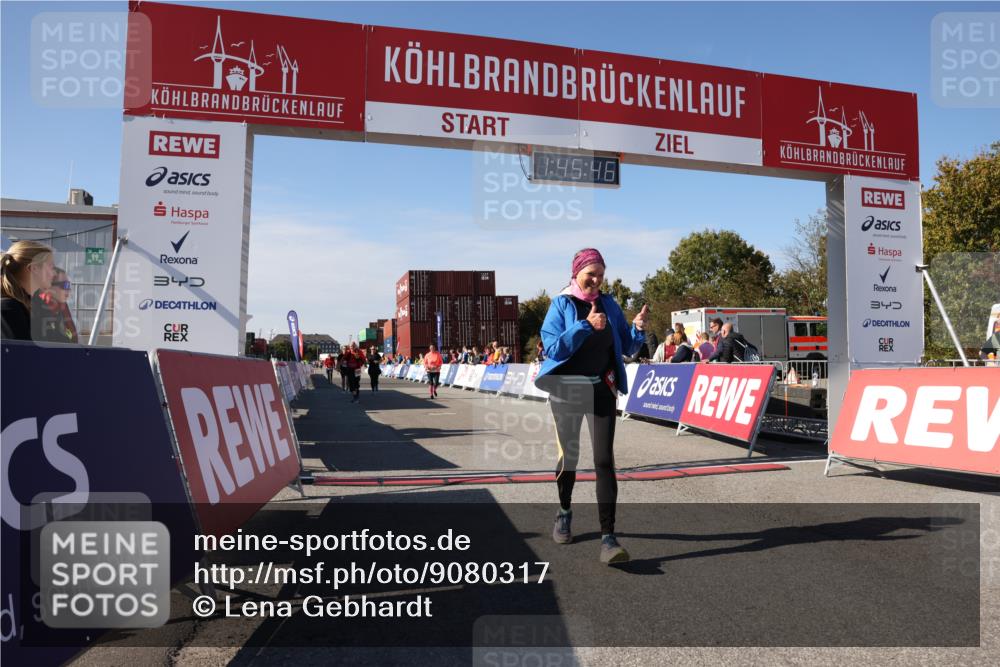 03.10.2025 - Köhlbrandbrückenlauf Lena Gebhardt http://msf.ph/oto/9080317 03.10.2025 13:45:46 Ziel 5184, 5375, 5860, 6029 meine-sportfotos.de