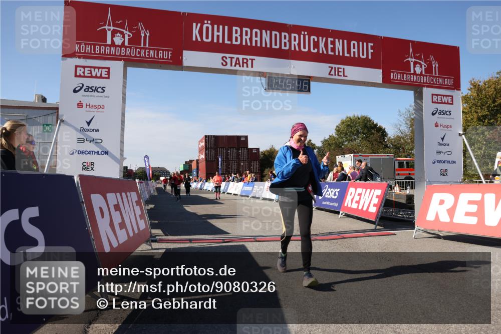 03.10.2025 - Köhlbrandbrückenlauf Lena Gebhardt http://msf.ph/oto/9080326 03.10.2025 13:45:46 Ziel 5184, 5375, 5860, 6029 meine-sportfotos.de