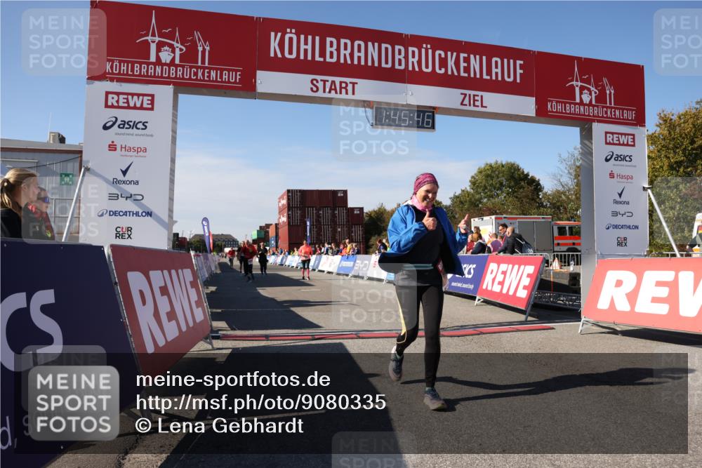 03.10.2025 - Köhlbrandbrückenlauf Lena Gebhardt http://msf.ph/oto/9080335 03.10.2025 13:45:46 Ziel 5184, 5375, 5860, 6029 meine-sportfotos.de
