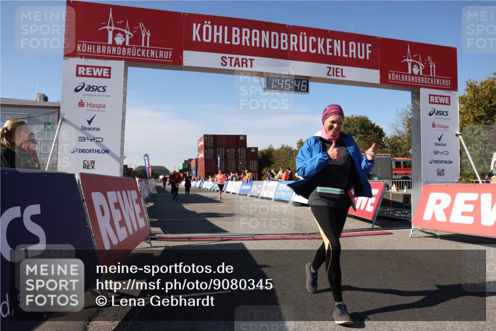 03.10.2025 - Köhlbrandbrückenlauf Lena Gebhardt http://msf.ph/oto/9080345 03.10.2025 13:45:46 Ziel 5184, 5375, 5860, 6029 meine-sportfotos.de
