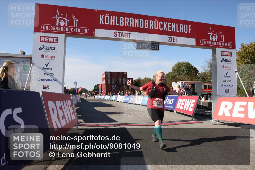 03.10.2025 - Köhlbrandbrückenlauf Lena Gebhardt http://msf.ph/oto/9081049 03.10.2025 13:46:30 Ziel 5900 meine-sportfotos.de
