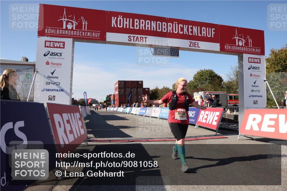 03.10.2025 - Köhlbrandbrückenlauf Lena Gebhardt http://msf.ph/oto/9081058 03.10.2025 13:46:30 Ziel 5900 meine-sportfotos.de