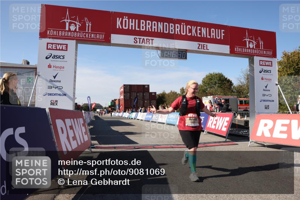 03.10.2025 - Köhlbrandbrückenlauf Lena Gebhardt http://msf.ph/oto/9081069 03.10.2025 13:46:30 Ziel 5900 meine-sportfotos.de