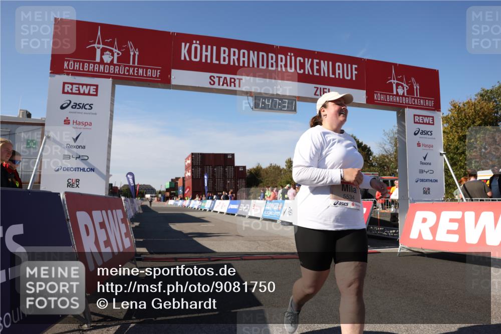 03.10.2025 - Köhlbrandbrückenlauf Lena Gebhardt http://msf.ph/oto/9081750 03.10.2025 13:47:32 Ziel 5534 meine-sportfotos.de