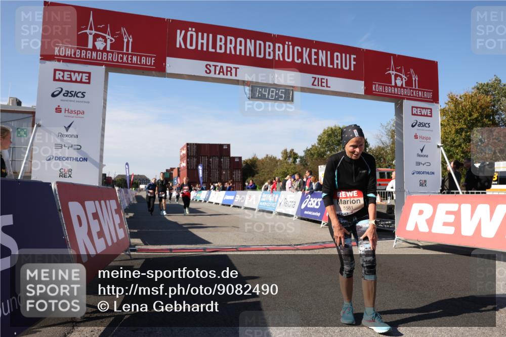 03.10.2025 - Köhlbrandbrückenlauf Lena Gebhardt http://msf.ph/oto/9082490 03.10.2025 13:48:51 Ziel 4157, 5216, 5497, 5581 meine-sportfotos.de