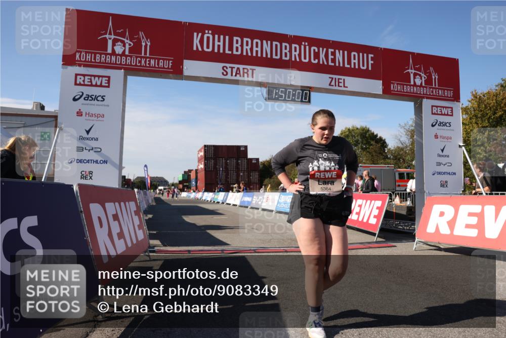 03.10.2025 - Köhlbrandbrückenlauf Lena Gebhardt http://msf.ph/oto/9083349 03.10.2025 13:50:00 Ziel 5316, 5364 meine-sportfotos.de