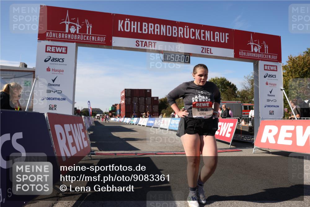 03.10.2025 - Köhlbrandbrückenlauf Lena Gebhardt http://msf.ph/oto/9083361 03.10.2025 13:50:00 Ziel 5316, 5364 meine-sportfotos.de