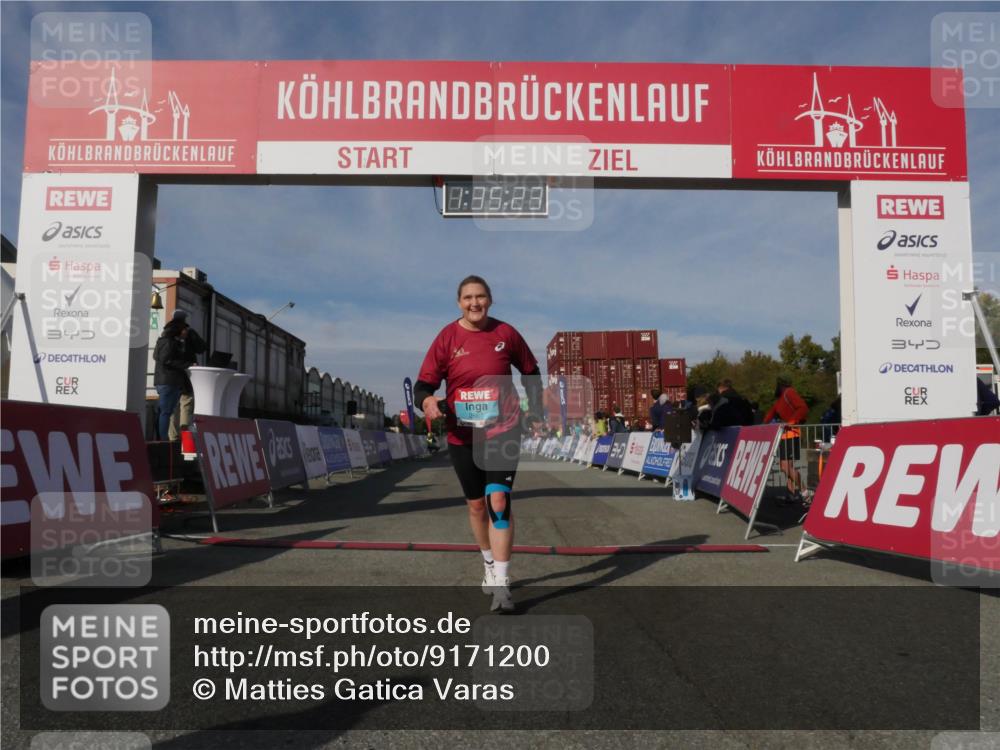 03.10.2025 - Köhlbrandbrückenlauf Matties Gatica Varas http://msf.ph/oto/9171200 03.10.2025 10:35:25 Ziel  meine-sportfotos.de