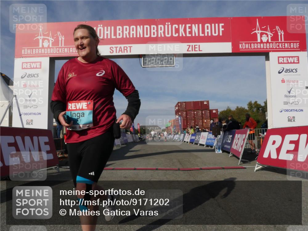 03.10.2025 - Köhlbrandbrückenlauf Matties Gatica Varas http://msf.ph/oto/9171202 03.10.2025 10:35:26 Ziel  meine-sportfotos.de