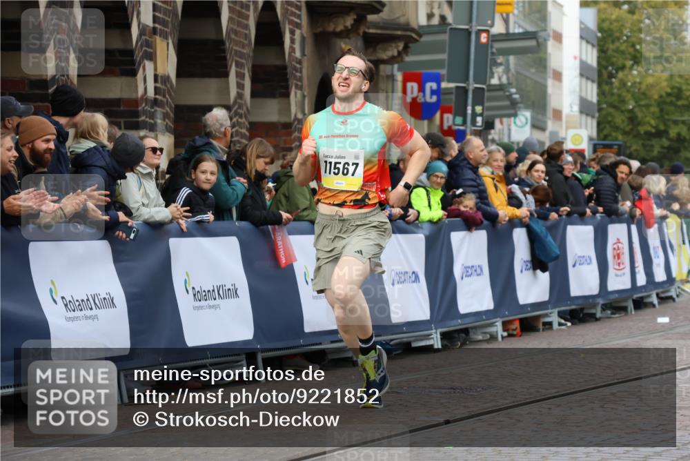 05.10.2025 - 20. swb-Marathon Bremen Strokosch-Dieckow http://msf.ph/oto/9221852 05.10.2025 10:40:09 Ziel 11567 meine-sportfotos.de