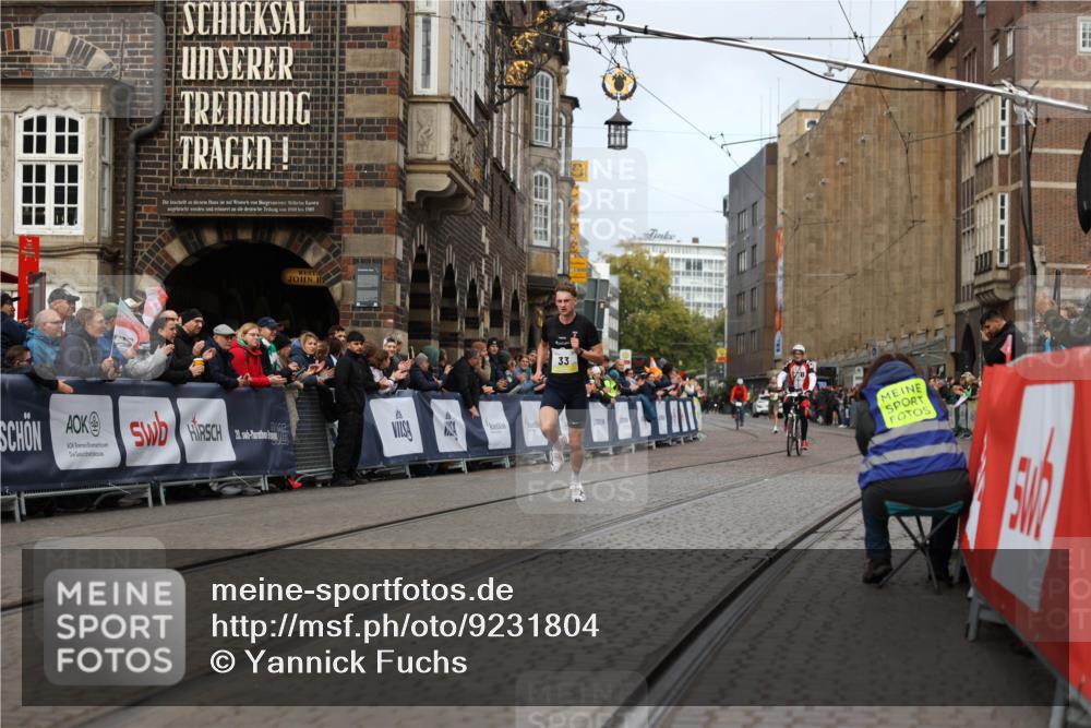 05.10.2025 - 20. swb-Marathon Bremen Yannick Fuchs http://msf.ph/oto/9231804 05.10.2025 10:28:24 Ziel 33 meine-sportfotos.de