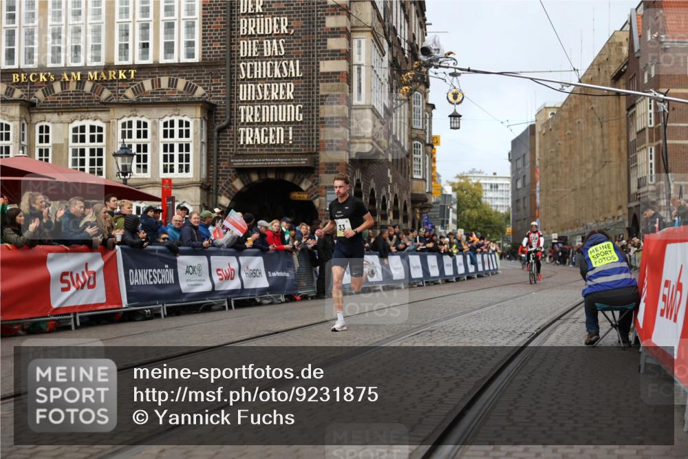 05.10.2025 - 20. swb-Marathon Bremen Yannick Fuchs http://msf.ph/oto/9231875 05.10.2025 10:28:25 Ziel 33 meine-sportfotos.de
