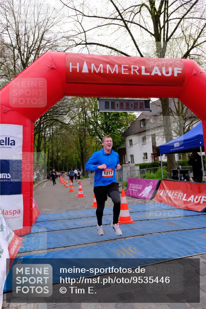 19.04.2026 - Hammer Lauf Tim E. http://msf.ph/oto/9535446 19.04.2026 10:46:07 Ziel 287, 1217, 1926 meine-sportfotos.de