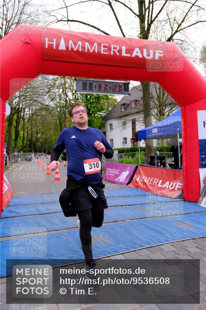 19.04.2026 - Hammer Lauf Tim E. http://msf.ph/oto/9536508 19.04.2026 10:55:01 Ziel 210, 310 meine-sportfotos.de