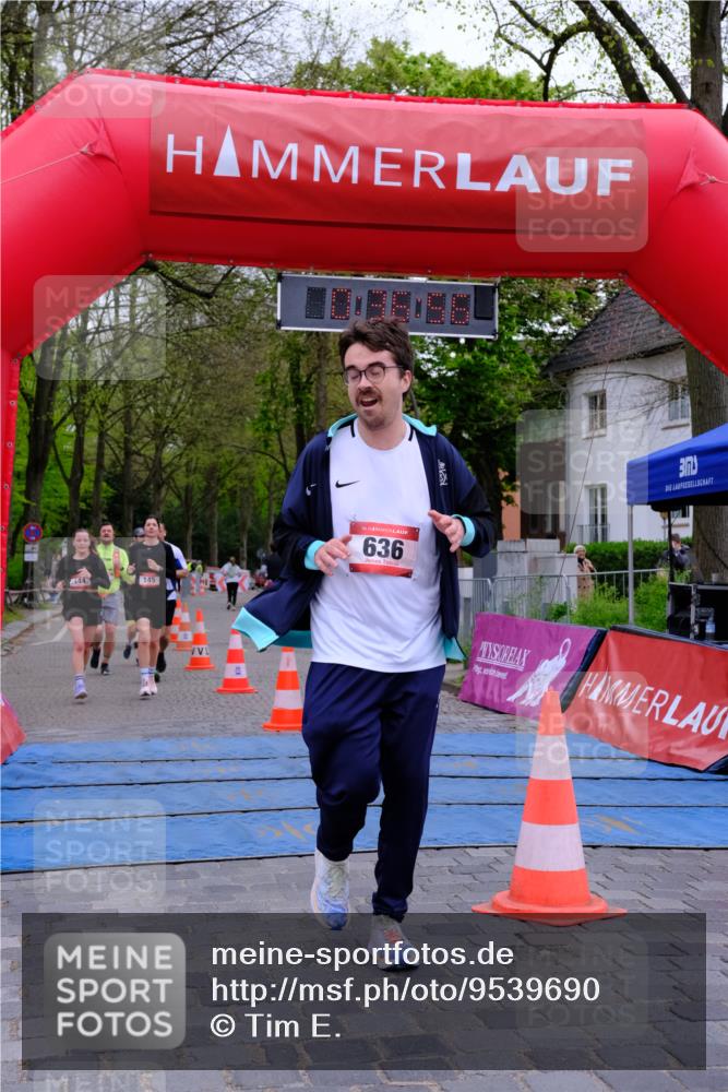 19.04.2026 - Hammer Lauf Tim E. http://msf.ph/oto/9539690 19.04.2026 11:37:04 Ziel 144, 145, 263, 636, 938, 1268 meine-sportfotos.de
