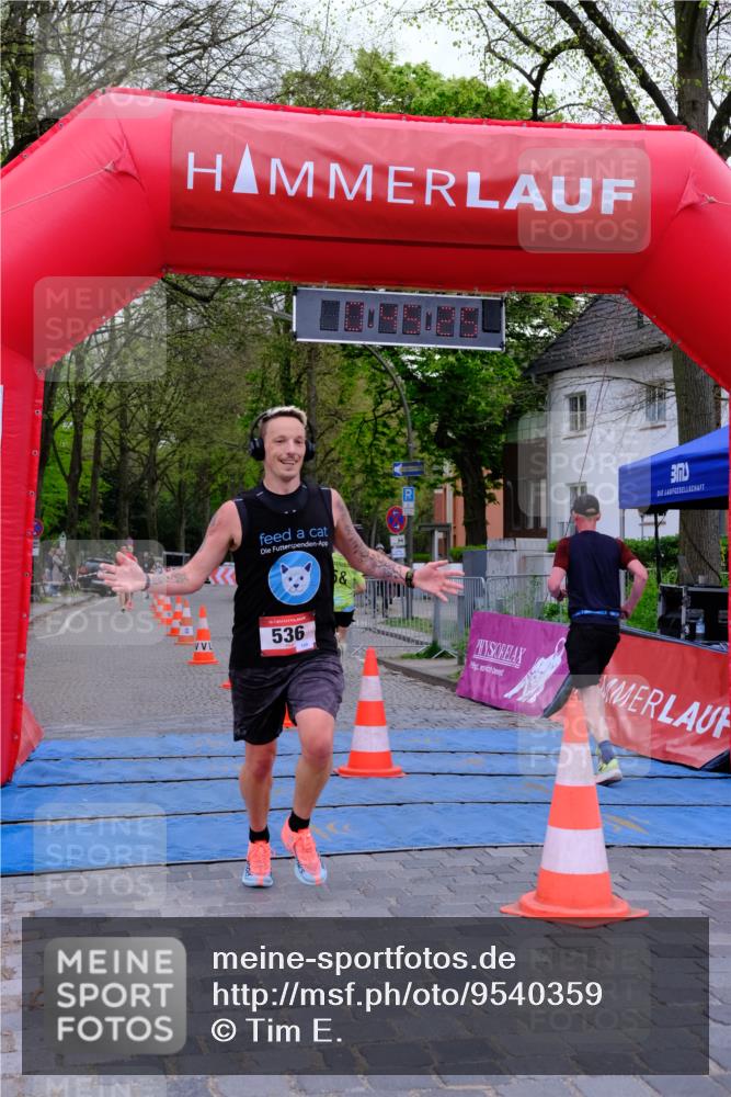19.04.2026 - Hammer Lauf Tim E. http://msf.ph/oto/9540359 19.04.2026 11:45:34 Ziel 25, 221, 536, 1841 meine-sportfotos.de