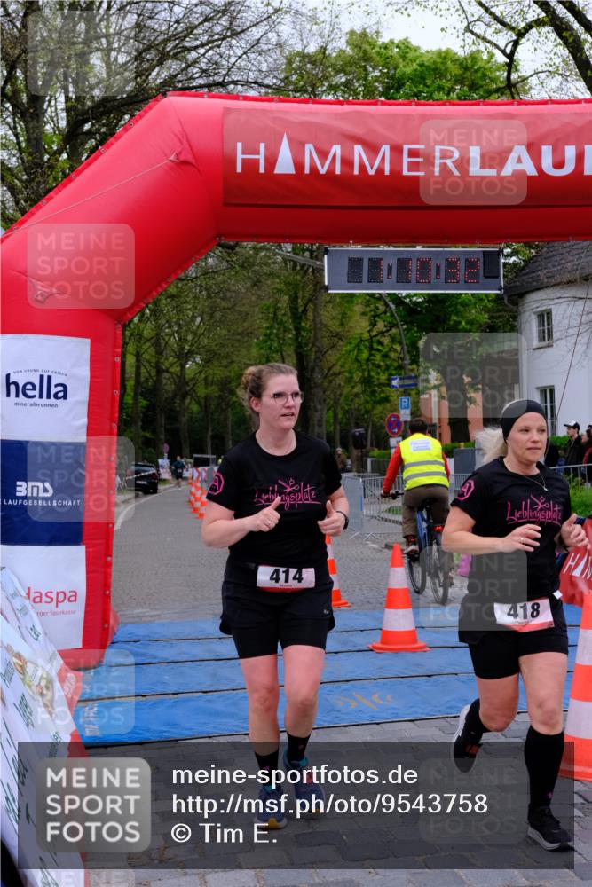 19.04.2026 - Hammer Lauf Tim E. http://msf.ph/oto/9543758 19.04.2026 12:10:40 Ziel 414, 416, 418, 1911 meine-sportfotos.de