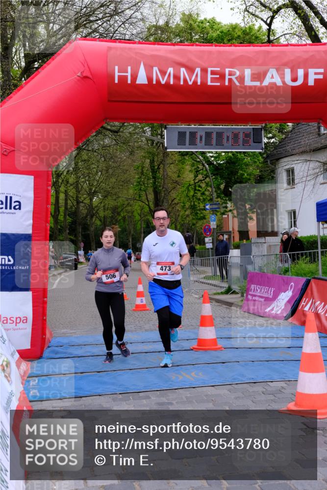19.04.2026 - Hammer Lauf Tim E. http://msf.ph/oto/9543780 19.04.2026 12:11:13 Ziel 473, 506 meine-sportfotos.de