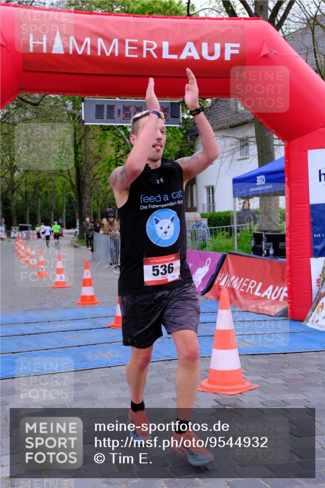 19.04.2026 - Hammer Lauf Tim E. http://msf.ph/oto/9544932 19.04.2026 12:25:53 Ziel 499, 536 meine-sportfotos.de