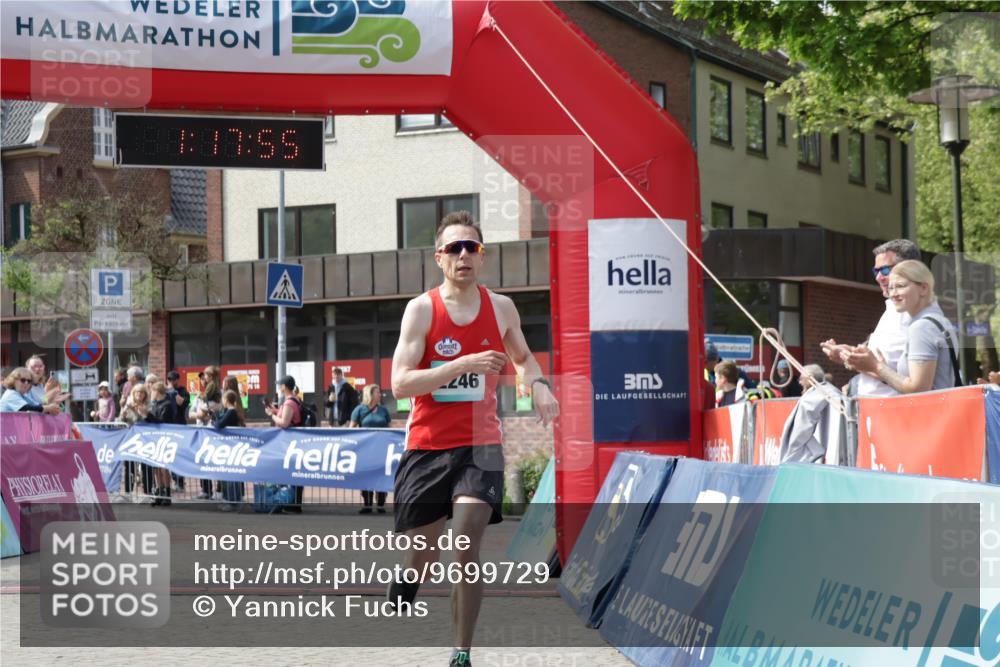 10.05.2026 - 8. Wedeler Halbmarathon Yannick Fuchs http://msf.ph/oto/9699729 10.05.2026 11:17:55 Ziel 774, 2246 meine-sportfotos.de