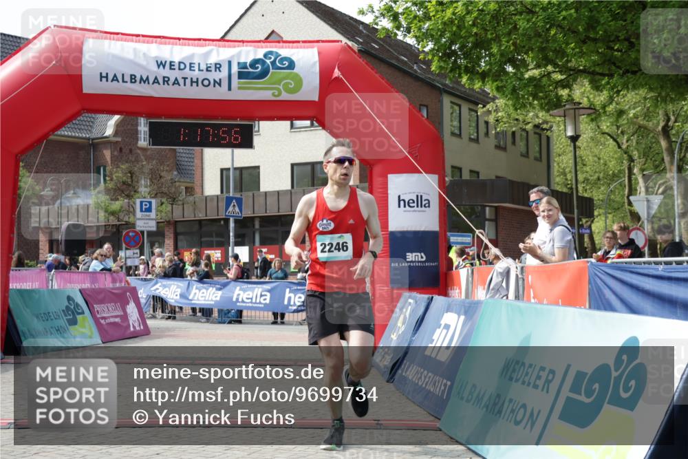 10.05.2026 - 8. Wedeler Halbmarathon Yannick Fuchs http://msf.ph/oto/9699734 10.05.2026 11:17:55 Ziel 774, 2246 meine-sportfotos.de