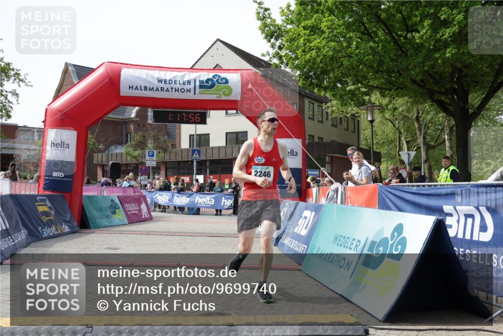 10.05.2026 - 8. Wedeler Halbmarathon Yannick Fuchs http://msf.ph/oto/9699740 10.05.2026 11:17:56 Ziel 774, 2246 meine-sportfotos.de