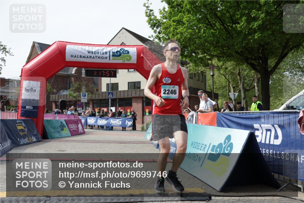 10.05.2026 - 8. Wedeler Halbmarathon Yannick Fuchs http://msf.ph/oto/9699746 10.05.2026 11:17:56 Ziel 774, 2246 meine-sportfotos.de