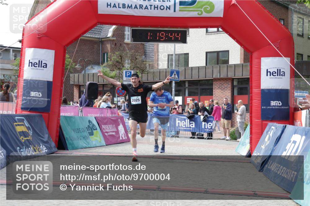 10.05.2026 - 8. Wedeler Halbmarathon Yannick Fuchs http://msf.ph/oto/9700004 10.05.2026 11:19:44 Ziel 279, 442, 2025 meine-sportfotos.de