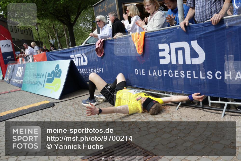 10.05.2026 - 8. Wedeler Halbmarathon Yannick Fuchs http://msf.ph/oto/9700214 10.05.2026 11:20:46 Ziel 2198 meine-sportfotos.de