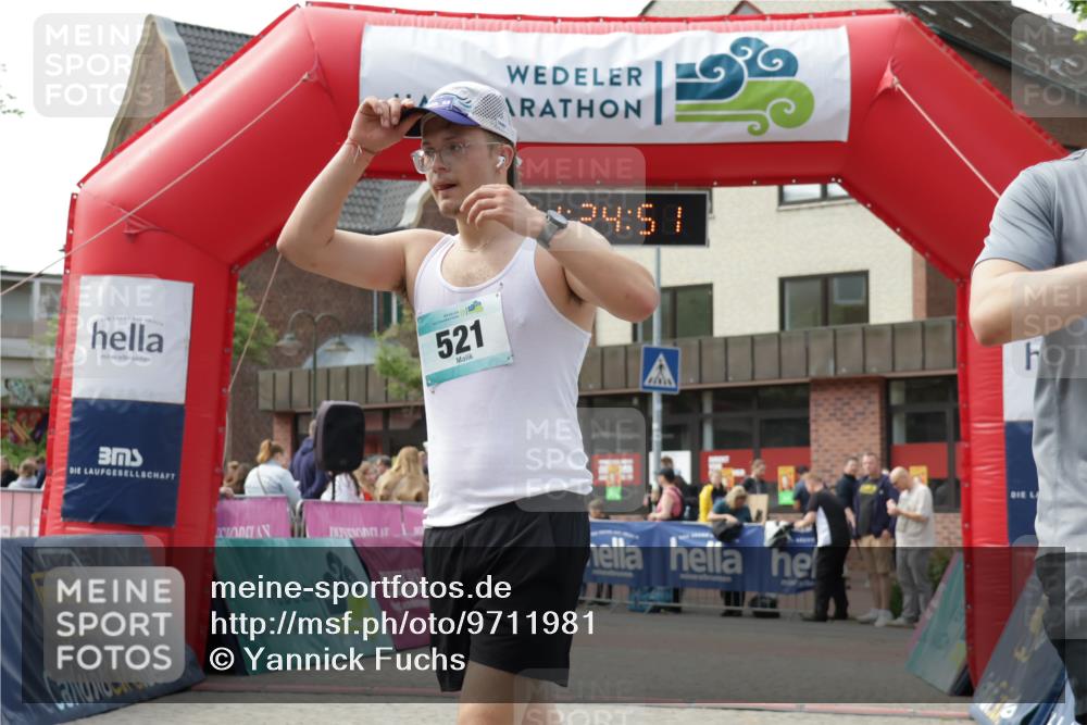 10.05.2026 - 8. Wedeler Halbmarathon Yannick Fuchs http://msf.ph/oto/9711981 10.05.2026 11:24:49 Ziel 99, 808 meine-sportfotos.de