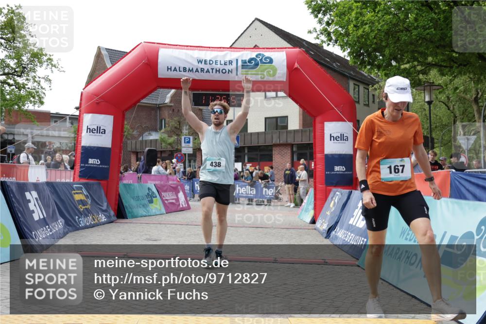 10.05.2026 - 8. Wedeler Halbmarathon Yannick Fuchs http://msf.ph/oto/9712827 10.05.2026 11:26:49 Ziel 167, 438, 989 meine-sportfotos.de