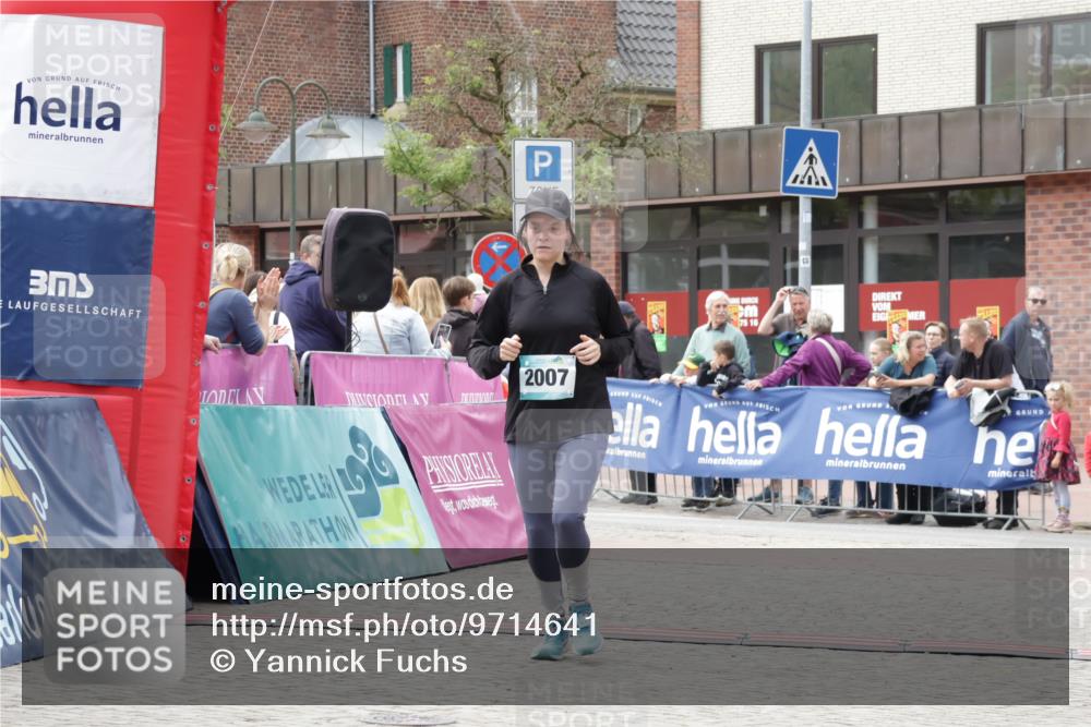 10.05.2026 - 8. Wedeler Halbmarathon Yannick Fuchs http://msf.ph/oto/9714641 10.05.2026 11:30:46 Ziel 341, 777, 2007 meine-sportfotos.de