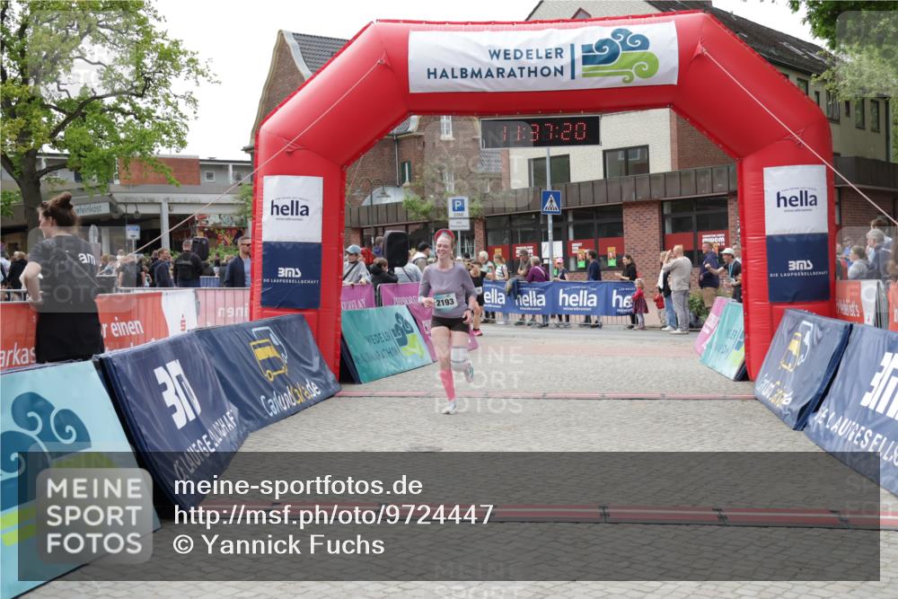 10.05.2026 - 8. Wedeler Halbmarathon Yannick Fuchs http://msf.ph/oto/9724447 10.05.2026 11:37:18 Ziel 278, 869, 2193 meine-sportfotos.de