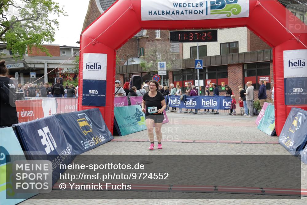 10.05.2026 - 8. Wedeler Halbmarathon Yannick Fuchs http://msf.ph/oto/9724552 10.05.2026 11:37:23 Ziel 278, 2193 meine-sportfotos.de