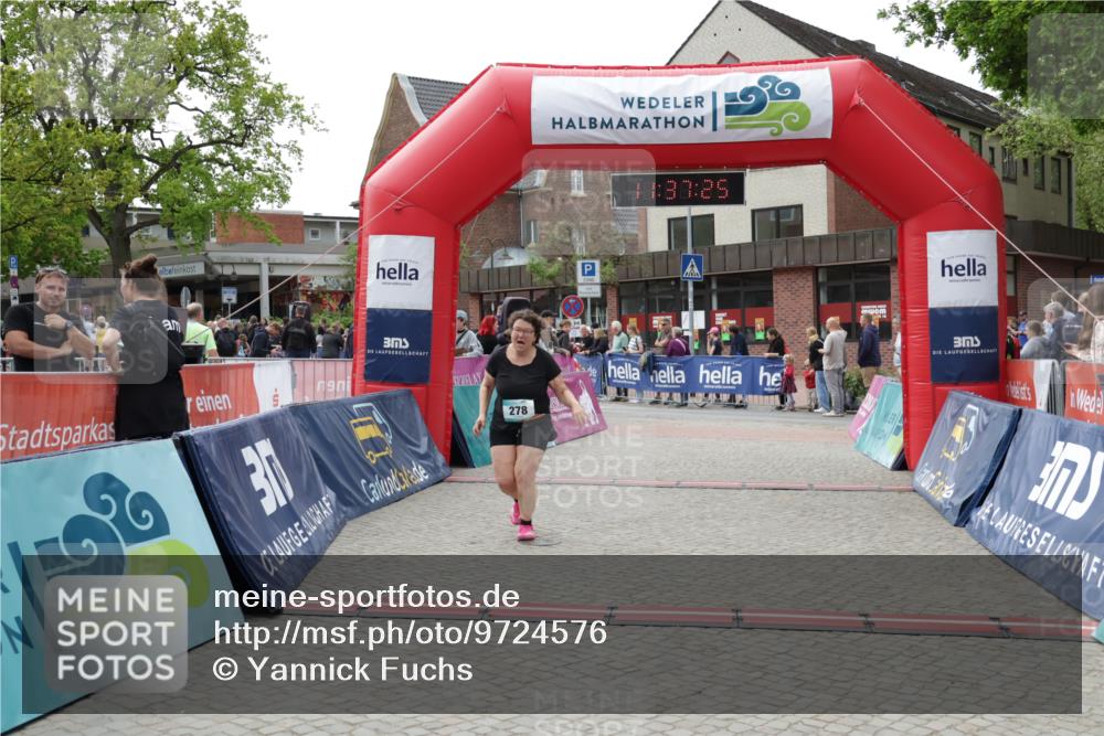 10.05.2026 - 8. Wedeler Halbmarathon Yannick Fuchs http://msf.ph/oto/9724576 10.05.2026 11:37:24 Ziel 180, 278 meine-sportfotos.de