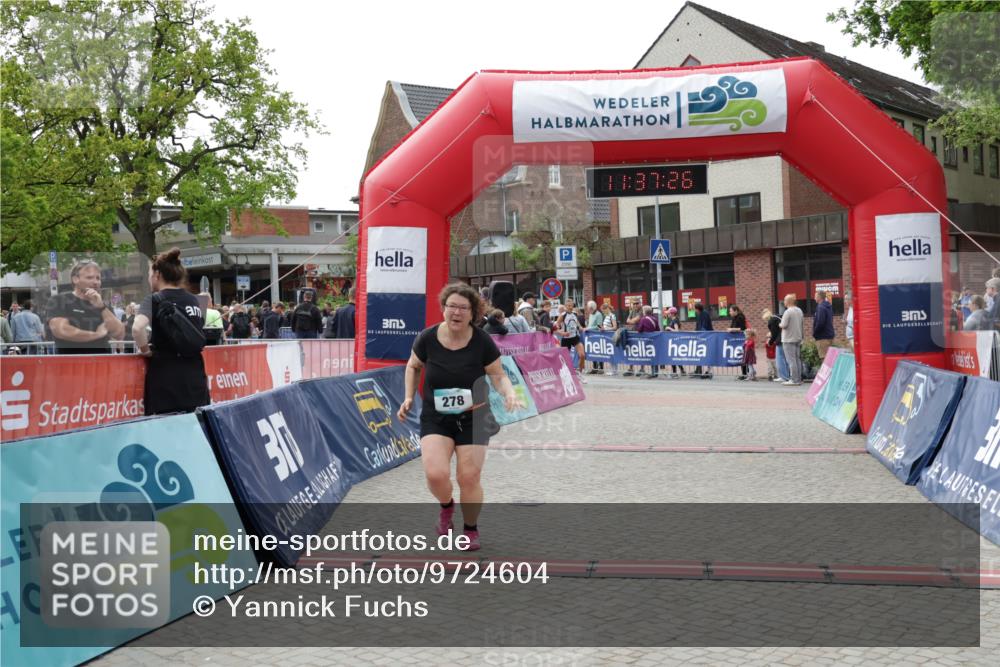 10.05.2026 - 8. Wedeler Halbmarathon Yannick Fuchs http://msf.ph/oto/9724604 10.05.2026 11:37:24 Ziel 180, 278 meine-sportfotos.de