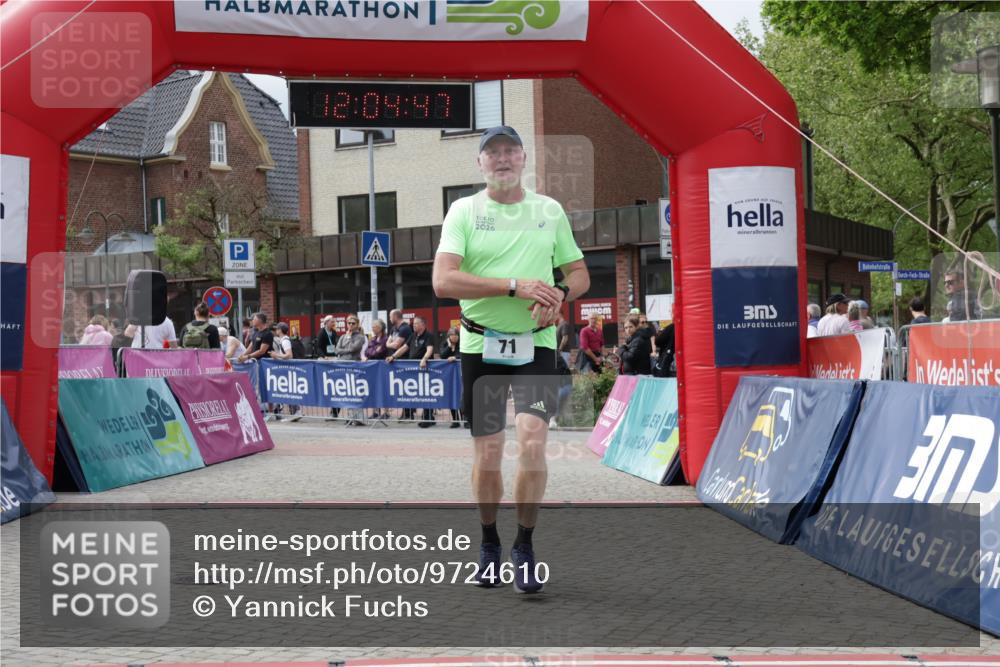 10.05.2026 - 8. Wedeler Halbmarathon Yannick Fuchs http://msf.ph/oto/9724610 10.05.2026 12:04:45 Ziel 71 meine-sportfotos.de