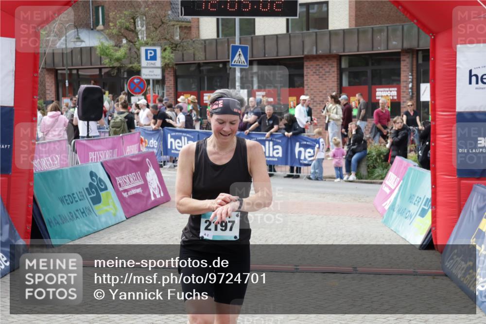 10.05.2026 - 8. Wedeler Halbmarathon Yannick Fuchs http://msf.ph/oto/9724701 10.05.2026 12:05:00 Ziel 2197 meine-sportfotos.de