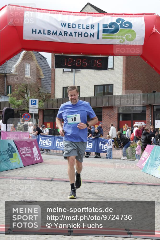 10.05.2026 - 8. Wedeler Halbmarathon Yannick Fuchs http://msf.ph/oto/9724736 10.05.2026 12:05:14 Ziel 78 meine-sportfotos.de