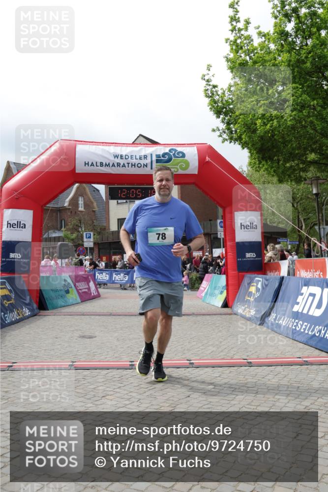 10.05.2026 - 8. Wedeler Halbmarathon Yannick Fuchs http://msf.ph/oto/9724750 10.05.2026 12:05:16 Ziel 78 meine-sportfotos.de