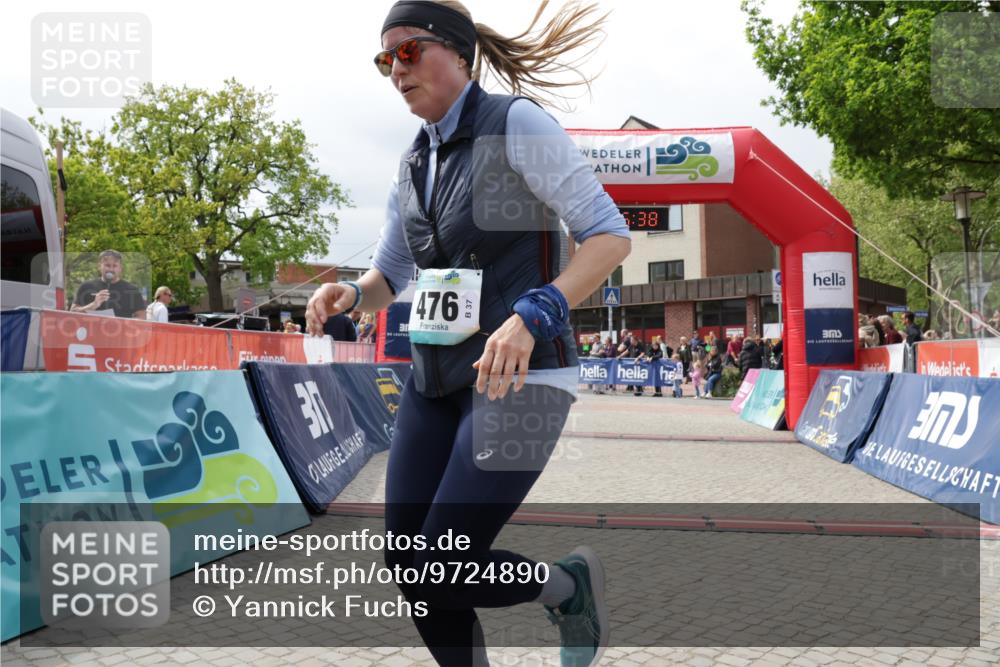 10.05.2026 - 8. Wedeler Halbmarathon Yannick Fuchs http://msf.ph/oto/9724890 10.05.2026 12:05:36 Ziel 476, 766 meine-sportfotos.de