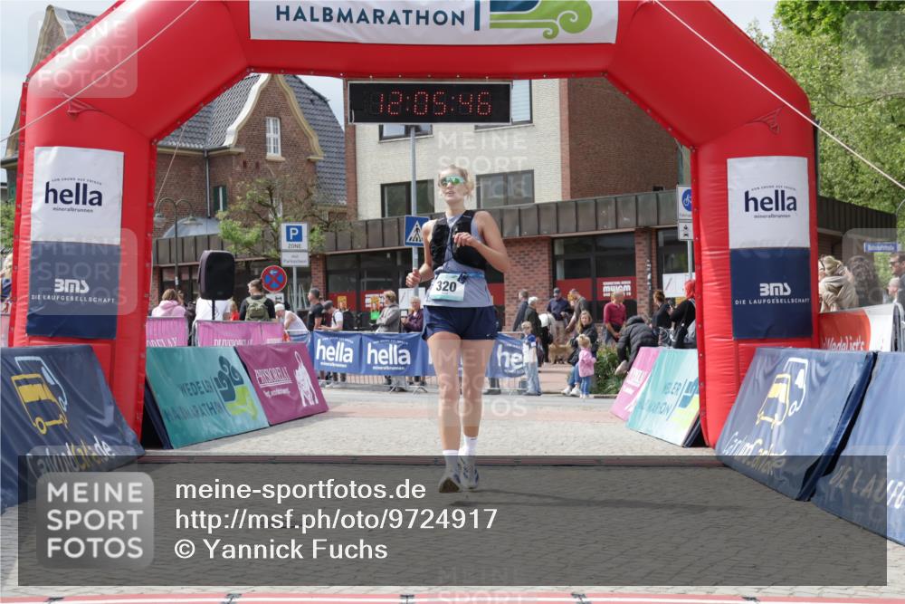 10.05.2026 - 8. Wedeler Halbmarathon Yannick Fuchs http://msf.ph/oto/9724917 10.05.2026 12:05:44 Ziel 320 meine-sportfotos.de