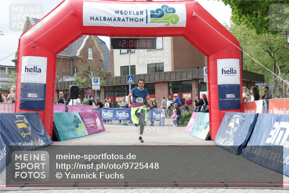 10.05.2026 - 8. Wedeler Halbmarathon Yannick Fuchs http://msf.ph/oto/9725448 10.05.2026 12:06:54 Ziel 313, 631 meine-sportfotos.de