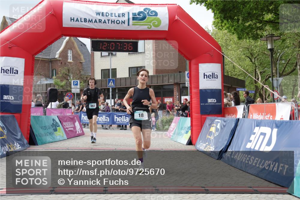 10.05.2026 - 8. Wedeler Halbmarathon Yannick Fuchs http://msf.ph/oto/9725670 10.05.2026 12:07:34 Ziel 18, 662 meine-sportfotos.de