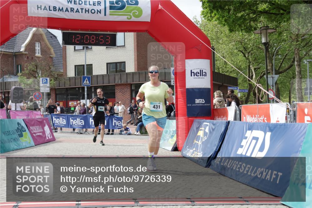 10.05.2026 - 8. Wedeler Halbmarathon Yannick Fuchs http://msf.ph/oto/9726339 10.05.2026 12:08:51 Ziel 431, 969 meine-sportfotos.de