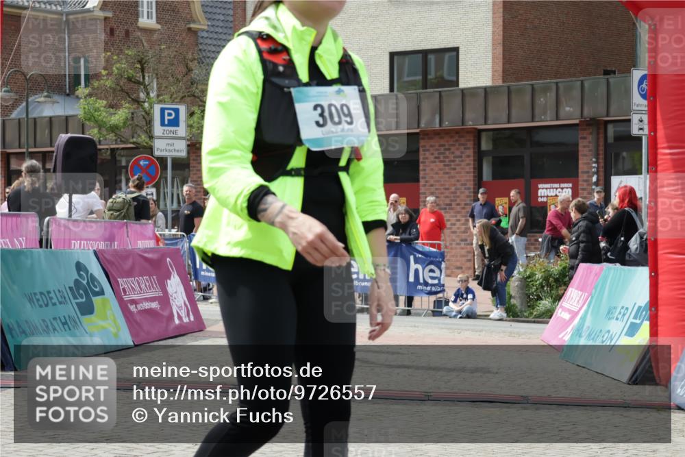 10.05.2026 - 8. Wedeler Halbmarathon Yannick Fuchs http://msf.ph/oto/9726557 10.05.2026 12:09:05 Ziel 132, 255, 309, 483 meine-sportfotos.de